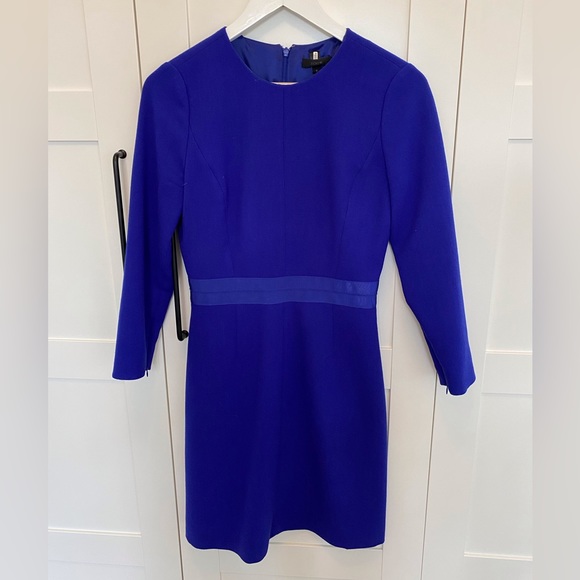 Jcrew Double Face Wool Crepe Dress Size 0 - Picture 6 of 9
